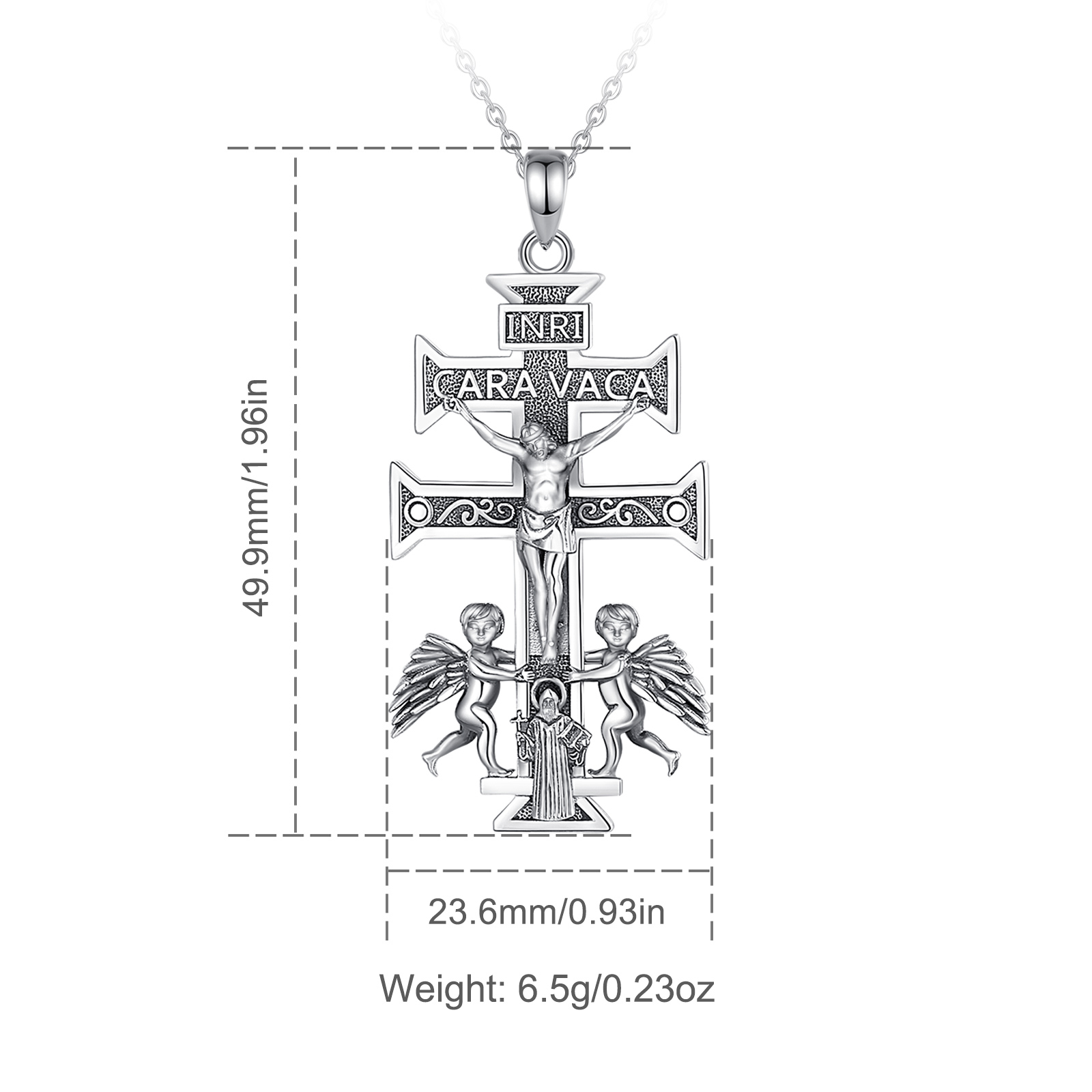 قلادة صليب من الفضة الإسترليني - مراجعة 925 Sterling Silver Chain Necklace Men وسعره