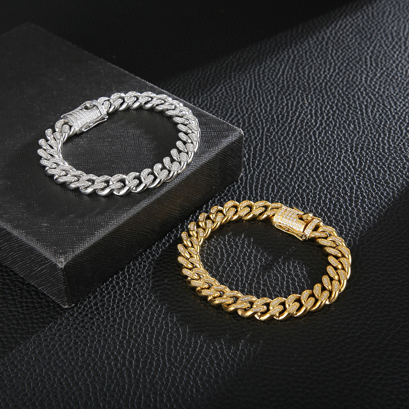 KALEN 12 مللي متر CNC حجر الرا - مراجعة Cuban Link Chain 12Mm وسعره