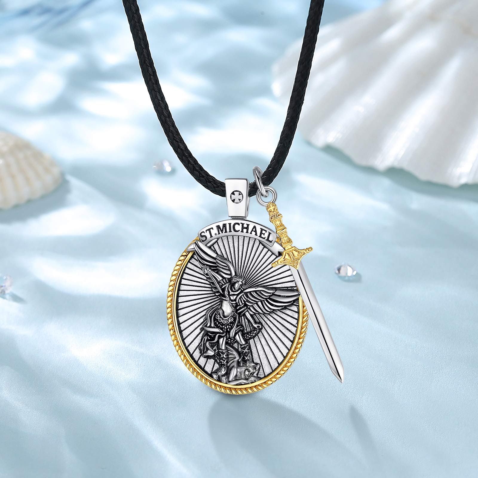 قلادة رجالية من يودورا-سانت ما - مراجعة 925 Sterling Silver Chain Necklace Men وسعره