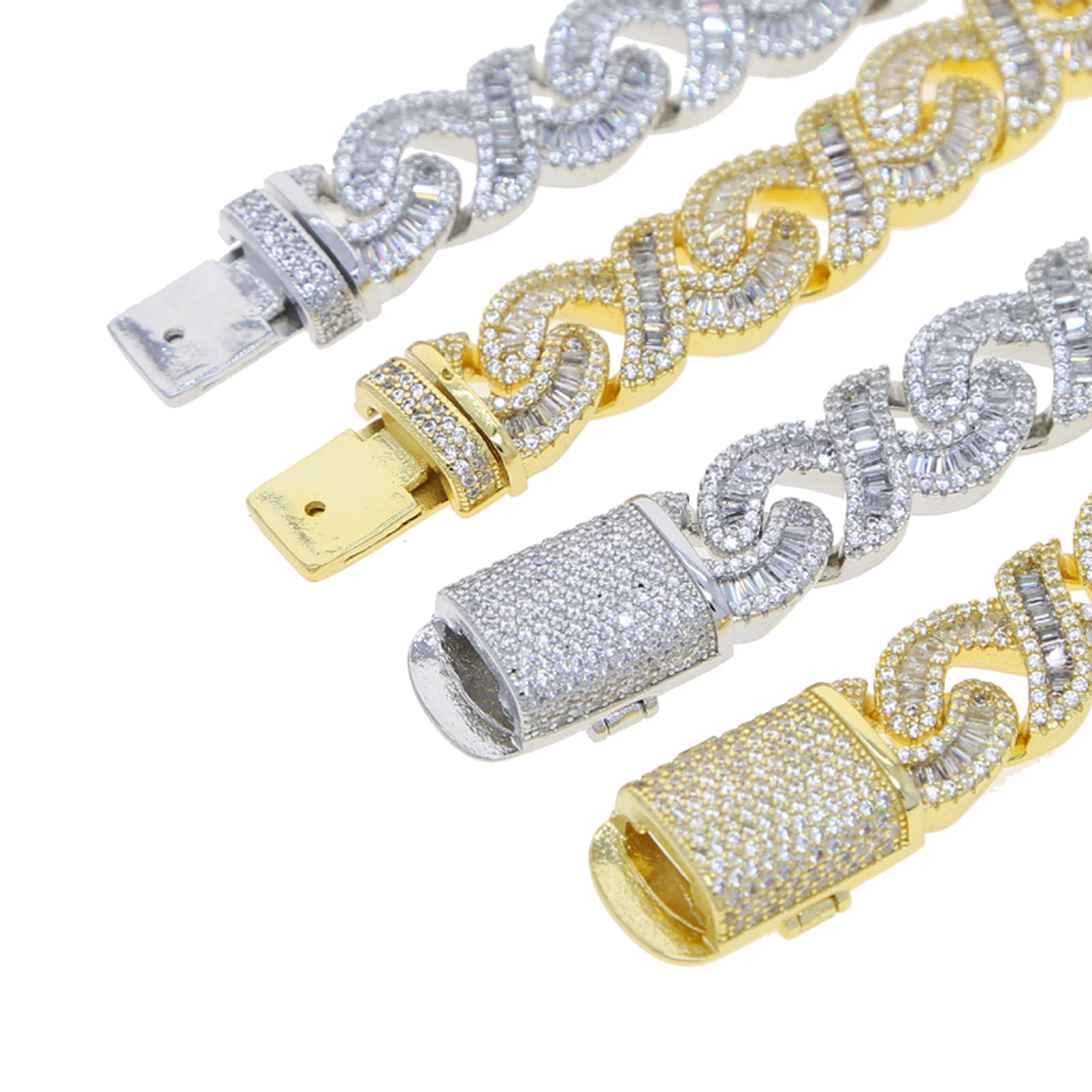 سوار اللانهاية للرجال والنساء  - مراجعة Cuban Link Chain 12Mm وسعره