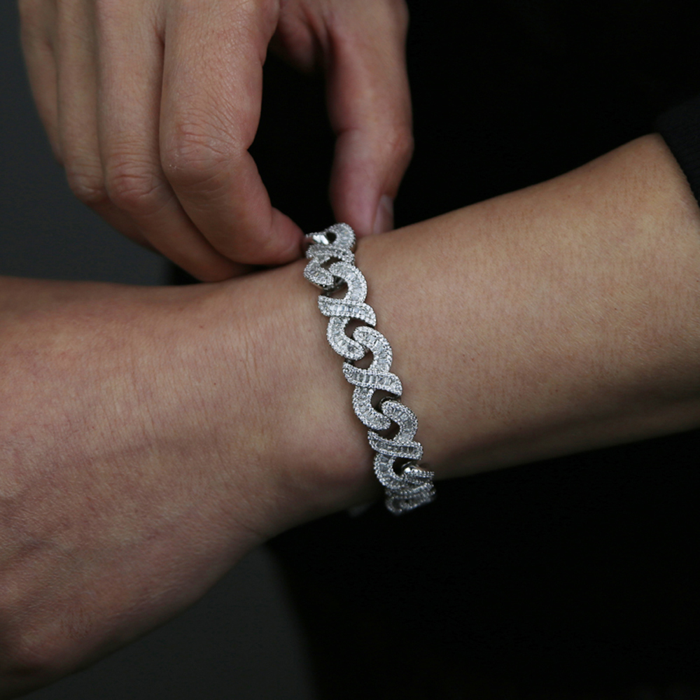 سوار اللانهاية للرجال والنساء  - مراجعة Cuban Link Chain 12Mm وسعره