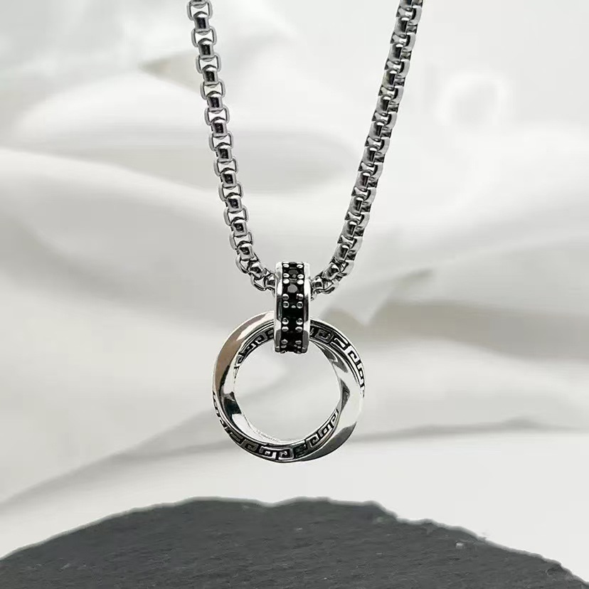 قلادة جديدة من الفضة الإسترلين - مراجعة 925 Sterling Silver Chain Necklace Men وسعره