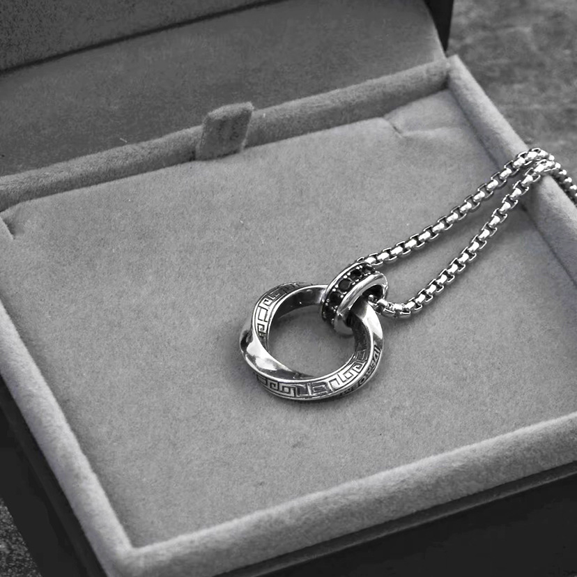 قلادة جديدة من الفضة الإسترلين - مراجعة 925 Sterling Silver Chain Necklace Men وسعره