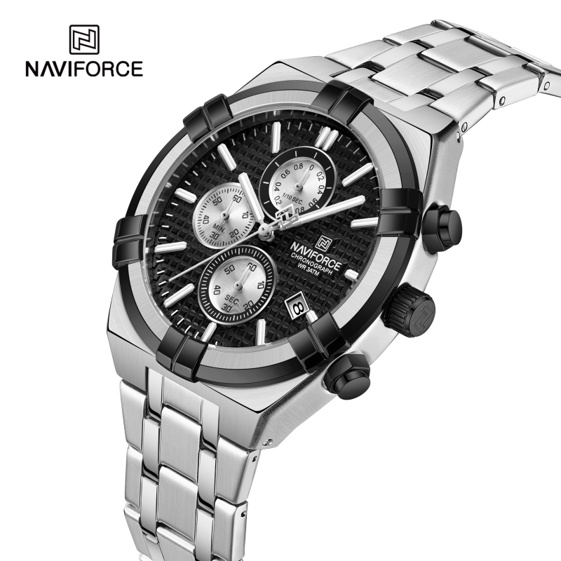 ساعة يد رجالية كرونوغراف كوارت - مراجعة Watch Accessories وسعره