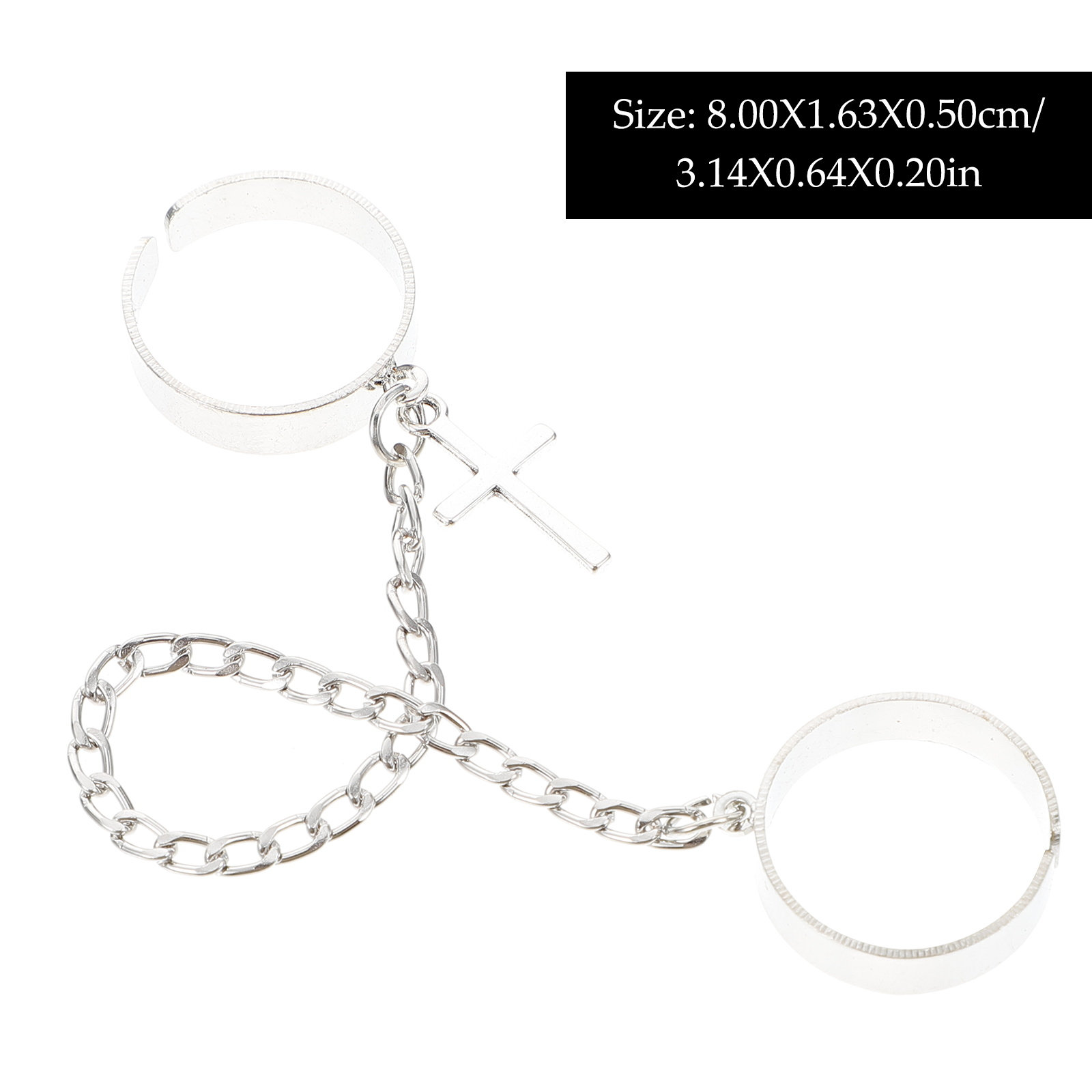 مجموعة خواتم أصابع بتصميم صليب - مراجعة Vintage Punk Knuckle Rings Set وسعره