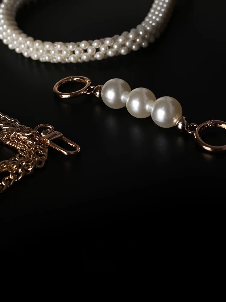 قلادة تشوكر من الجلد الصناعي ب - مراجعة Pearl Choker Necklace Vintage وسعره