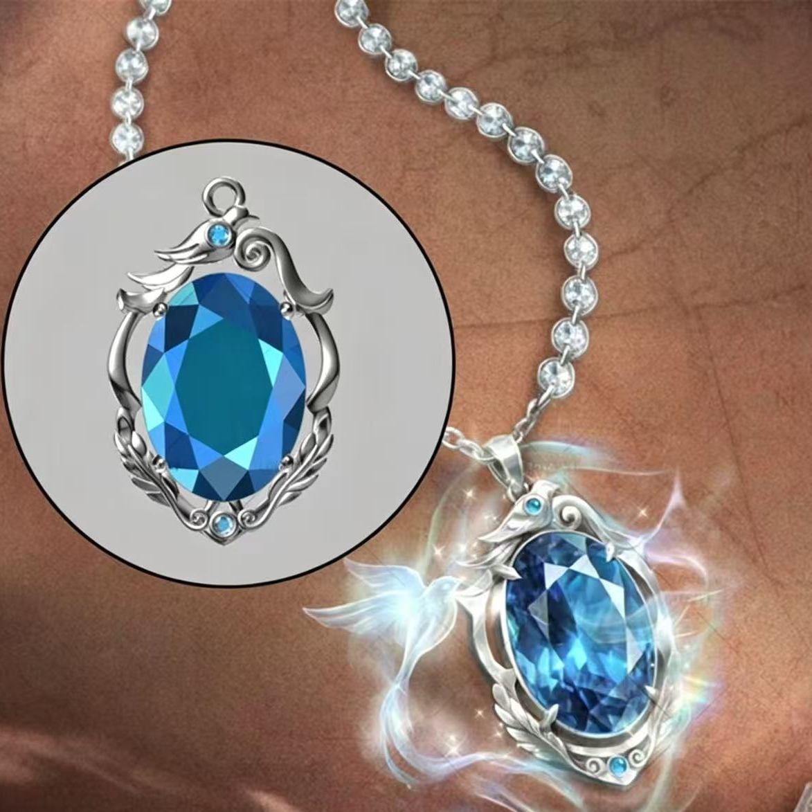 قلادة أنيمي عصرية من Identity  - مراجعة Anime Pendant Necklace وسعره