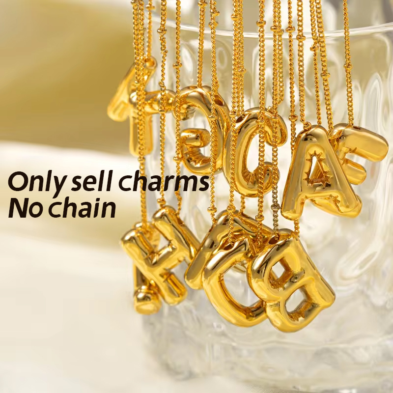 كارليدانا-قلادات فقاعية من الف - مراجعة Initial Letter Necklace 18K Gold وسعره