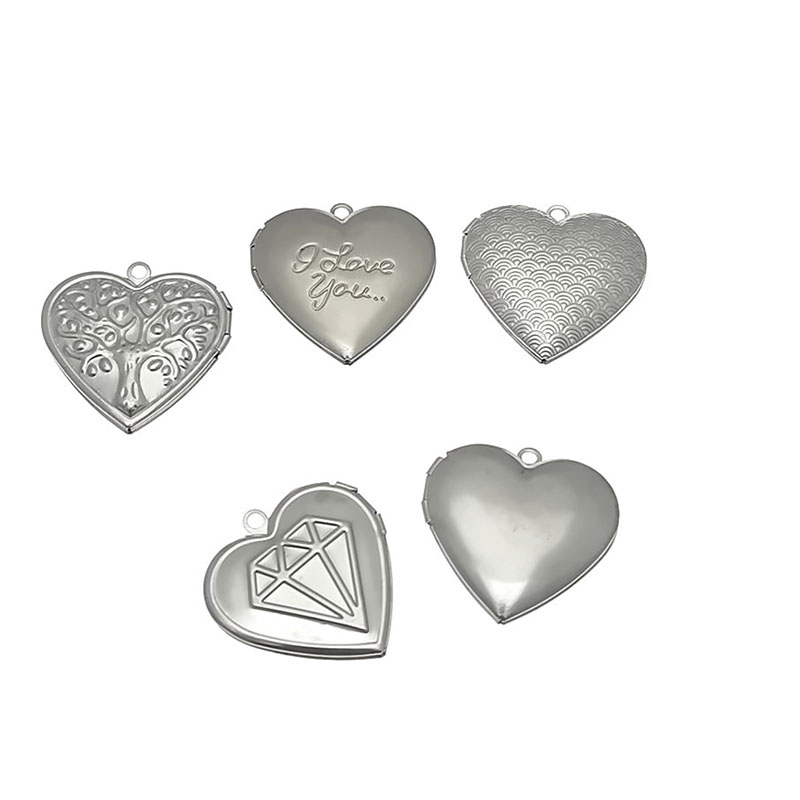 الحب القلب المنجد محطة 20 قطعة - مراجعة Heart Locket Necklace Photo وسعره