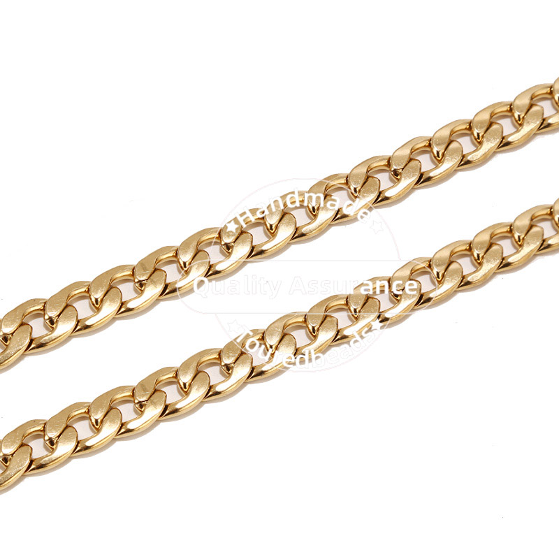 1 متر الذهب لهجة 12 مللي متر ا - مراجعة Cuban Link Chain 12Mm وسعره