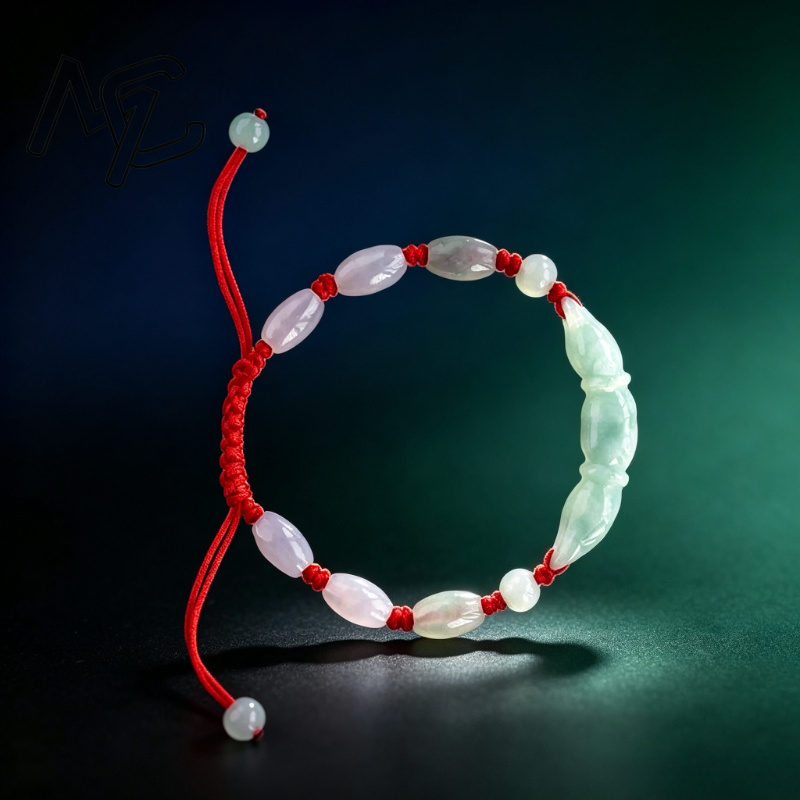 خرز عقدة جذر اللوتس من اليشم ا - مراجعة Bracelets وسعره