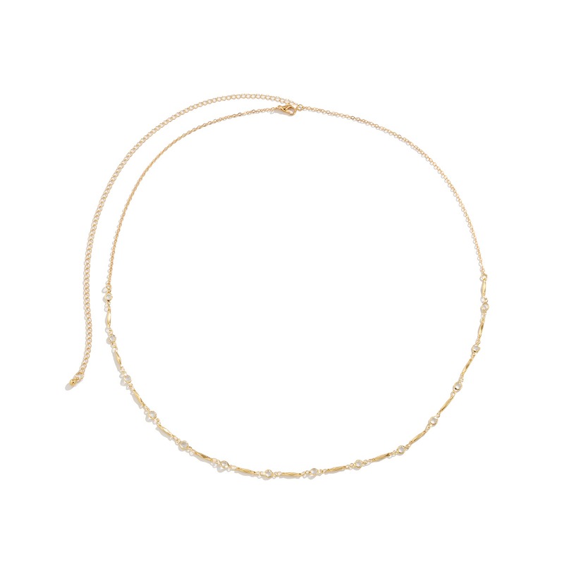 سلسلة خصر نسائية أنيقة متعددة  - مراجعة Body Jewelry وسعره